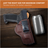 Leather Inside The Waistband Holster For Pistol Canik TP9 SFx