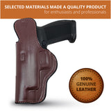 Leather Inside The Waistband Holster For Pistol Canik TP9 SFx