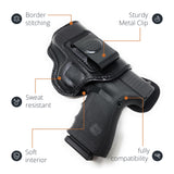 Leather Inside The Waistband Holster For Pistol Glock 19/23/32