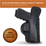 Leather Inside The Waistband Holster For Pistol Glock 19/23/32