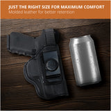 Leather Inside The Waistband Holster For Pistol Glock 19/23/32