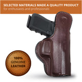 Leather Inside The Waistband Holster For Pistol Glock 19/23/32