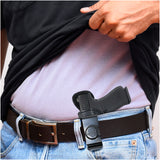 Leather Inside The Waistband Holster For Pistol Glock 43