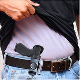 Leather Inside The Waistband Holster For Pistol Glock 43