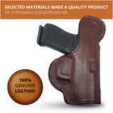Leather Inside The Waistband Holster For Pistol Glock 43