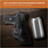 Leather Inside The Waistband Holster For Pistol Sig Sauer P229