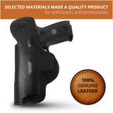 Leather Inside The Waistband Holster For Pistol Sig Sauer P229