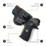 Leather Inside The Waistband Holster For Pistol Sig Sauer P229