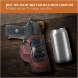 Leather Inside The Waistband Holster For Pistol Sig Sauer P229
