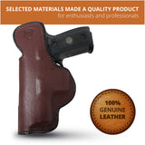 Leather Inside The Waistband Holster For Pistol Sig Sauer P229