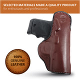 Leather Inside The Waistband Holster For Pistol Sig Sauer P938