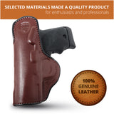 Leather Inside The Waistband Holster For Pistol Sig Sauer P938