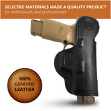 Leather Inside The Waistband Holster For Pistol Sig Sauer P320 Comp/Carry