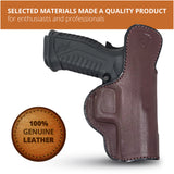 Leather Inside The Waistband Holster For Pistol Springfield XDM Elite 3.8