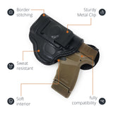 Leather Inside The Waistband Holster For Pistol Springfield Hellcat