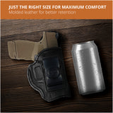 Leather Inside The Waistband Holster For Pistol Springfield Hellcat