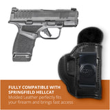 Leather Inside The Waistband Holster For Pistol Springfield Hellcat