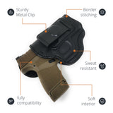 Leather Inside The Waistband Holster For Pistol Springfield Hellcat