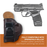 Leather Inside The Waistband Holster For Pistol Springfield Hellcat