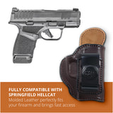 Leather Inside The Waistband Holster For Pistol Springfield Hellcat