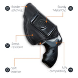 Leather Inside The Waistband Holster Fits S&W J Frame 2" Barrel