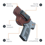 Leather Inside The Waistband Holster For Pistol F&N 509
