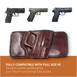 Tactical Pancake Gun Holster  For Pistols Fits Compact (G19, M&P C, PK380, SR9C)