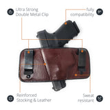 Tactical Pancake Gun Holster  For Pistols Fits Compact (G19, M&P C, PK380, SR9C)