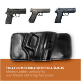 Tactical Pancake Gun Holster For PistolsĀ Full Size 45 (G21, PX4 Storm, P250)