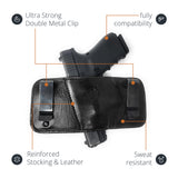 Tactical Pancake Gun Holster For PistolsĀ Full Size 45 (G21, PX4 Storm, P250)