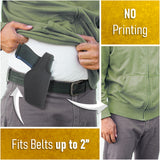 OWB Nylon Holster with Thumb Break - by Houston | Concealed Carry | Outside The Waistband | Fits: Glock 48, S&W M&P 9mm .40 Cal - Ruger SR 9 9mm .40 Cal | Marshall Line