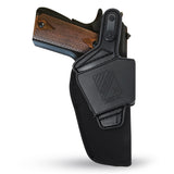 Concealed Carry OWB Nylon Holster by Houston with Thumb Break | Outside The Waistband | Fits: Colt 1911 with 4β and 5β Barrel - Browning 1911 9mm | Marshall Line (Left)