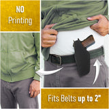 OWB Nylon Holster with Thumb Break - by Houston | Concealed Carry | Outside The Waistband | Fits: Glock 48, S&W M&P 9mm .40 Cal - Ruger SR 9 9mm .40 Cal | Marshall Line