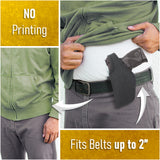 Concealed Carry OWB Nylon Holster - by Houston with Thumb Break | Outside The Waistband | Fits: Taurus PT111 / G2C, Glock 43, XDs 3.3 9mm | Marshall Line