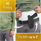 Concealed Carry OWB Nylon Holster - by Houston with Thumb Break | Outside The Waistband | Fits: Glock 19 / 19X / 17/22 / 23/31 / 32 | Marshall Line