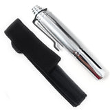 Expandable Security Baton by Popular Holster. Includes Holder Made in Nylon with Hardened Metal Finish, Best for Self Defense, Tactical or Survival Practices. Collapsible, Durable and Lightweight. (Light Metal Color)