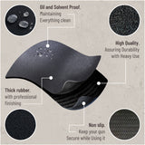 Gun Cleaning Mat by PH - Measures 11" x 17" 3 mm Thick | Oil and Solvent Resistant Padded Non-Slip | Compatible with compact to large guns | For Maintenance or repairs to your firearm (Flag+2ndAmnd)
