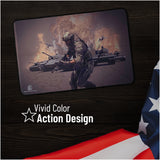 Gun Cleaning Mat by PH - Measures 11" x 17" 3 mm Thick | Oil and Solvent Resistant Padded Non-Slip | Compatible with compact to large guns | For Maintenance or repairs to your firearm | Stitched