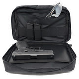 Shooting Range Hunting Soft Case Comfortable with Pocket and Slots for Accessories and Ammo | Discreet Tactical Pistol Carry.