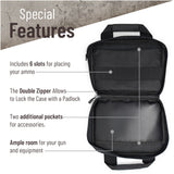 Shooting Range Hunting Soft Case Comfortable with Pocket and Slots for Accessories and Ammo | Discreet Tactical Pistol Carry.