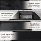 Shooting Range Hunting Soft Case Comfortable with Pocket and Slots for Accessories and Ammo | Discreet Tactical Pistol Carry.