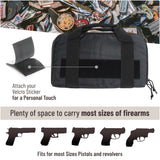 Tactical Pistol Soft Range Case Shooting Range Hunting Bags for Handguns Discreet, Comfortable to Carry, Durable and Versatile.