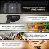 Tactical Pistol Soft Range Case Shooting Range Hunting Bags for Handguns Discreet, Comfortable to Carry, Durable and Versatile.