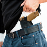 IWB Gun Holster by PH - Concealed Carry Soft Material | Soft Interior | Fits Glock 17 19 23 25 32 38 | Sig Sauer P320 | Springfield XDS 4"