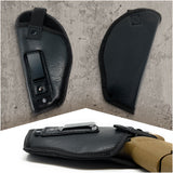 IWB Gun Holster by PH - Concealed Carry Soft Material | Soft Interior | Fits Glock 17 19 23 25 32 38 | Sig Sauer P320 | Springfield XDS 4"