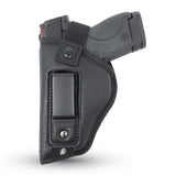 IWB Gun Holster by PH - Concealed Carry Soft Material | Soft Interior | Fit M&P Shield 9mm.40.45 Auto/ Glock 19 26 27 29 30 33 42 43 / Ruger LC9, LC380 | Taurus Slim, PT111 G2 | Springfield XDs Hellcat