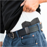 IWB Gun Holster by PH - Concealed Carry Soft Material | Soft Interior | Fit M&P Shield 9mm.40.45 Auto/ Glock 19 26 27 29 30 33 42 43 / Ruger LC9, LC380 | Taurus Slim, PT111 G2 | Springfield XDs Hellcat