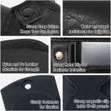 Combo IWB Gun Holster + Magnet - by PH | Concealed Carry Soft Material | PU Leather | Soft Interior | Fits Glock 17 19 23 25 32 38 | Sig Sauer P320 | Springfield XDS 4", XDE - Popular Holsters