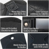 Combo IWB Gun Holster + Magnet - by PH | Concealed Carry | PU Leather | Soft Interior | Fits M&P Shield 9mm.40.45 Auto/Glock 26 27 29 30 33 42 43 / Ruger LC9, LC380 | Taurus Slim, PT111