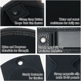 IWB Gun Holster By PH - Concealed Carry Soft Material | Suede Interior | Fits all firearms S&W M&P Shield 9mm / .40 | 1911 Models | Taurus PT111 G2 | Sig Sauer | Glock 19 17 27 43 Large and Small Size